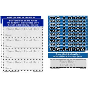 Tag-A-Room Moving Label Room Identification Cards