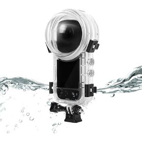 Invisible Waterproof Case for Insta360 X4 Camera, 50m/164ft Diving Housing Underwater Protective Shell with Mounting Accessories