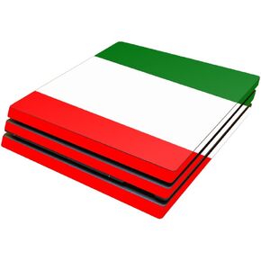 MightySkins Skin Compatible with Sony PS4 Pro Console - Italian Flag | Protective, Durable, and Unique Vinyl Decal wrap Cover | Easy to Apply, Remove, and Change Styles | Made in The USA