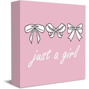 Pink Pray on It Sign, Pink Dorm Decor, Pink Christian Gifts for Women, Pink Bible Room Home Office Decor, Room Decor for Teen Girls, Pink Christmas Decor, 5 x 5 Inches