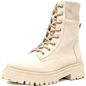 Luckers Women’s Lace Up Side Zipper Platform Boots