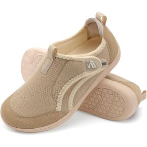 Spesoul Womens Slippers Adjustable Wide Diabetic Shoes Swollen Edema House Slippers Indoor Outdoor Slippers Barefoot House Shoes Cozy Walking Shoes for Bedroom Office Travel