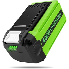 40V 6.0Ah Lithium Battery Replacement for GreenWorks 40V Battery, Green Works 40V Lithium Battery for GreenWorks 40V G-MAX Batteries 29472 29462 29482 BAF724 BAF725 BAF704 BAF721 BAF722 BAF705