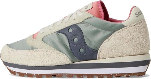 Saucony Women's Jazz Triple Sneaker, Mud/Ivory, 8 in Saudi Arabia