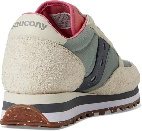 Saucony Women's Jazz Triple Sneaker, Mud/Ivory, 8 in Saudi Arabia