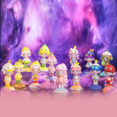 POP MART Zoe Fruit Planet Series, Zoe Blind Box Figures, Random Design Action Figures Collectible Toys Home Decorations, Holiday Birthday Gifts for Girls and Boys, Single Box in Saudi Arabia