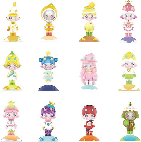 POP MART Zoe Fruit Planet Series, Zoe Blind Box Figures, Random Design Action Figures Collectible Toys Home Decorations, Holiday Birthday Gifts for Girls and Boys, Single Box in Saudi Arabia