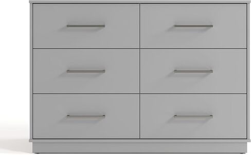 خزانة غرفة نوم Graco Essentials ذات 6 أدراج (أبيض) - خزانة ملابس معتمدة من GREENGUARD لغرفة نوم الأطفال، خزانة ملابس للأطفال مع نظام أدراج متشابك، خزانة حضانة ذات 6 أدراج in Kuwait