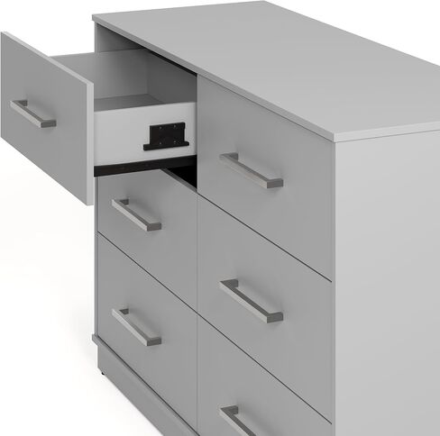 خزانة غرفة نوم Graco Essentials ذات 6 أدراج (أبيض) - خزانة ملابس معتمدة من GREENGUARD لغرفة نوم الأطفال، خزانة ملابس للأطفال مع نظام أدراج متشابك، خزانة حضانة ذات 6 أدراج in Kuwait