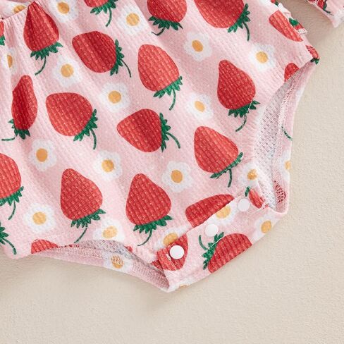 ZAXARRA Baby Girl Fall Winter Outfit Long Sleeve Cute Flower Print Ruffle Bubble Romper with Headband Newborn 2Pcs Clothes in Saudi Arabia