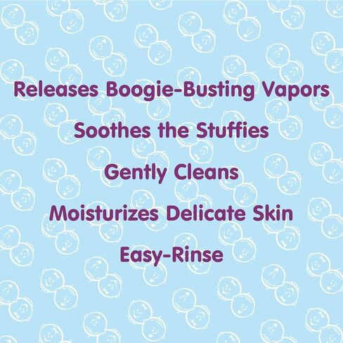 Kids Botanical Bubble Bath by Boogie, Soothing Vapor Bubble Bath, Made with Plant and Oat Extracts, Natual Essential Oils, Mint Eucalyptus, 18 oz, Pack of 2 in Saudi Arabia