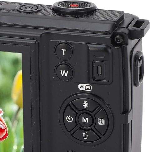 Digital Camera, 4K 64MP Digital Camera 4K Dual Lens Digital Camera 16X Zoom Vlogging Camera for YouTube with 2.8In Rear & 2In Front Screen for Travel Photography Vlogging in Saudi Arabia