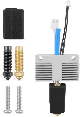 Hotend Kit Fit for Neptune 4 Plus/4 Max 3D Printer Accessories, Print Head Extruder Heater Block Hot End with 0.4mm Nozzle in Saudi Arabia