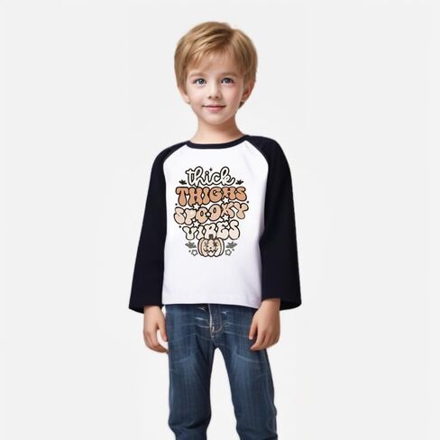 Toddler Halloween Shirt Spooky Ghost T-Shirts Boo Tees Boy Girl Pumpkin Face Short Sleeve Tops in Saudi Arabia