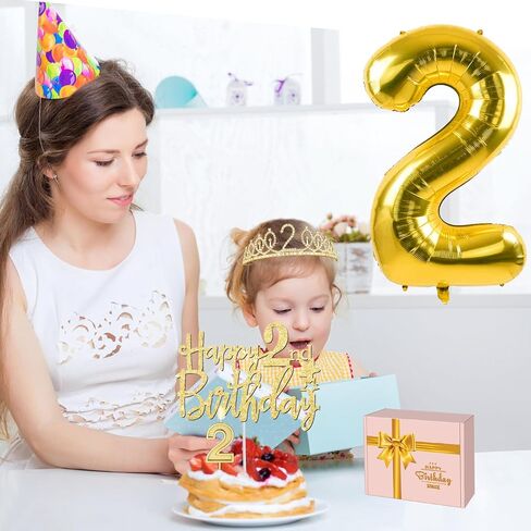 زينة عيد الميلاد الثالث للفتيات، بما في ذلك وشاح وتاج عيد الميلاد الثالث، وغطاء الكيك والشمعة 3، بالون ذهبي رقم 3، 3 هدايا عيد ميلاد للفتيات، 3 زينة لحفلات عيد الميلاد (ذهبي) in Saudi Arabia