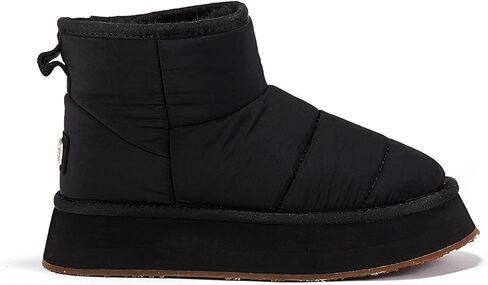 حذاء LUXE النسائي Heritage X Platfoam Quilt أسود أنيق in Kuwait