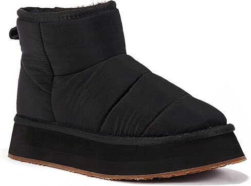 حذاء LUXE النسائي Heritage X Platfoam Quilt أسود أنيق in Kuwait