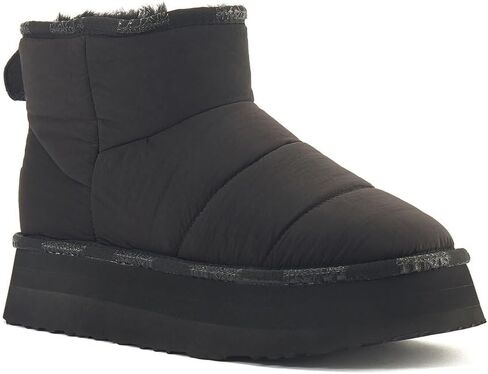 LUXE Women's Heritage X Platfoam Quilt Black Fashion Boot in Saudi Arabia