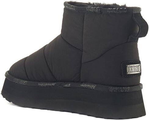 LUXE Women's Heritage X Platfoam Quilt Black Fashion Boot in Saudi Arabia