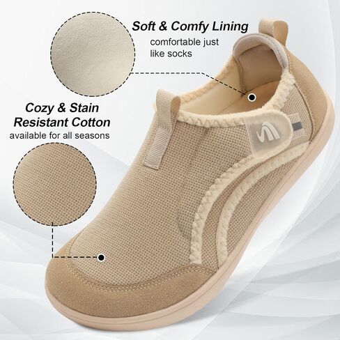 Spesoul Womens Slippers Adjustable Wide Diabetic Shoes Swollen Edema House Slippers Indoor Outdoor Slippers Barefoot House Shoes Cozy Walking Shoes for Bedroom Office Travel in Kuwait