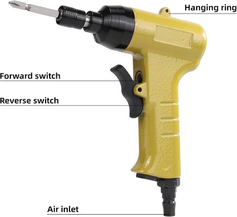 3/8 Reversible Air Drill, Heavy Duty, 2,000 RPM Pistol Grip Handle in Saudi Arabia