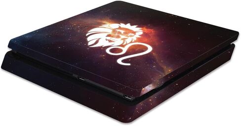 MightySkins Skin Compatible with Sony PS4 Slim Console - Gemini | Protective, Durable, and Unique Vinyl Decal wrap Cover | Easy to Apply, Remove, and Change Styles | Made in The USA in Saudi Arabia