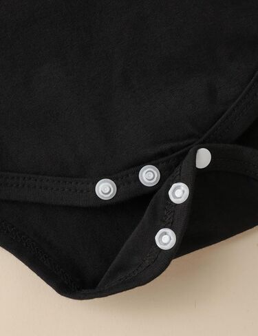 Gavol Baby Boy Outfits Long Sleeve Hoodie Romper Black Fall Baby Boy Clothes 0-12 Months in Saudi Arabia