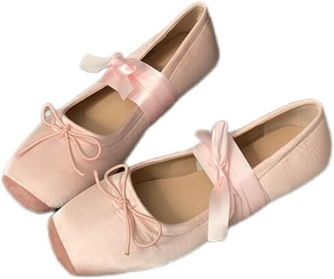 COVOYYAR Women Lace Up Ankle Strap Ballet Flats Shoes Floral Dressy Flats in Saudi Arabia