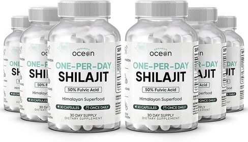 One-Per-Day Shilajit for Men and Women - Natural Shilajit Supplement for Age-Defying, Bone Strength, Hormone Support and More - 30 Shilajit Capsules in Saudi Arabia