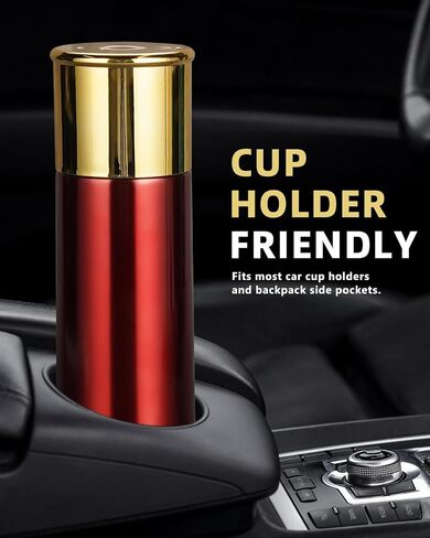 Hunting Gifts for Men Who Wants Nothing - 25oz Cool Shotshell Tumbler - Unique Mens Gifts for Hunting Lovers - Birthday Gifts for Men Who Have Everything - Hunting Gifts for Dad from Daughter - Red in Saudi Arabia