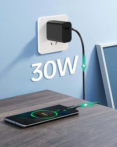 شاحن USB-C بقوة 30 واط، شاحن سريع لـ DJI Neo، Avata/Avata 2، Mini 4 Pro/Mini 3 Pro/Mini 3/Mini 4K/Mini 2 SE/Mini 2/Mini SE/Mavic Mini، Osmo Pocket 3، Osmo Action 3 /4/5 برو، طائرة هوفير إير إكس 1 بدون طيار in Kuwait