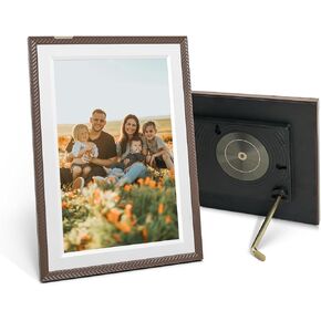 ARZOPA Digital Picture Frame 10.1 Inch Smart WiFi Digital Photo Frame 32GB with 1280x800 IPS Touch Screen, Auto-Rotate and Slideshow, Share Photos Videos Music Alarm-D10