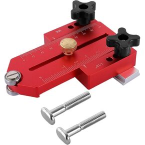 TRZZ Thin Rip Jig, Table Saw Accessories, Push Block, Taper Jig, Featherboards for Table Saw, Push Sticks for Table Saw, Red