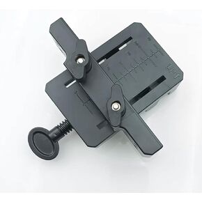 Cabinet Door Installation Positioner,Adjustable Locator Clamping Tool,Adjustable Cabinet Installation Tool Suitable for Most Cabinet Doors (Black-1Pcs)