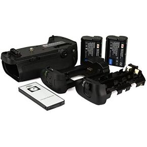 DSTE Replacement for Pro IR Remote MB-D16 MBD16 Vertical Battery Grip + 2X EN-EL15 Compatible Nikon D750 SLR Digital Camera
