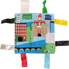 لعبة عربة الأطفال المربعة لوقت البطن من ذا ليرنينج لوفي سيتي للتجعيد والتسنين مقاس 8 × 8 بوصة (مدينتان توأم) in Kuwait