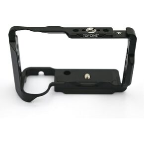 ZVE10 II Cage Compatible for Sony Alpha ZV-E10 Mark II Camera Full Cage with Cold Shoe Mount NATO Chute Arca Quick Release Bottom Plate