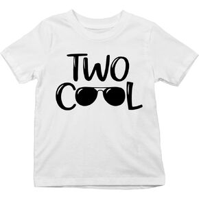 CBTwear Two Cool Toddler Shirt - Fun and Trendy 2nd Birthday Tee for Kids' Celebrations and Everyday Wear