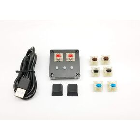 Autobahn88 NONO Pro-Version Keypad, Compatible with OSU! Rhythm Games Keypad (with 4 Pairs Cherry MX Speed Switch)