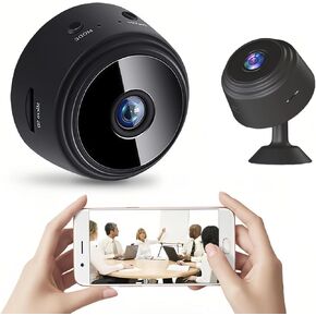 Yoidesu Intelligent NightIP Camera for Home, Wide Angle Lens, Mobile Phone Remote Control, Easy to Use, Support Small Memory Card, ABS Material