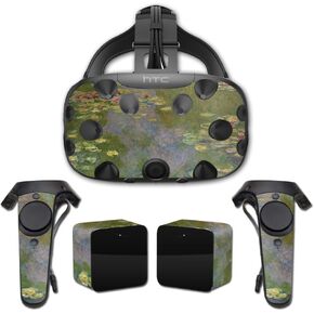 MightySkins Skin Compatible with HTC Vive Full Coverage - Water Lilies | Protective, Durable, and Unique Vinyl Decal wrap Cover | Easy to Apply, Remove, and Change Styles | Made in The USA