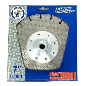 Bad Dog Tools 6" Endless Handi Disk Deux (HDII) Diamond Wheel for Grinding, Sanding, and Cutting. Use on Iron, Steel, Brass, Tile, Stone, Brick, & Plastic. Use with 6" Angle Grinders.
