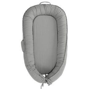 Infant Lounger, Baby Nest Cover for Baby Girls & Boys, Newborn Essentials for Baby 0-18 Months, 100% Cotton Breathable, Co Sleeper for Baby in Bed (Creamy White)
