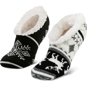 Sof Sole Women's Fireside Slipper Socks (2 Pair)