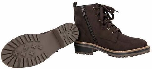 Kensie Women's Kasha Lace Up Zipper Closure Low Heel Ankle Boots in Saudi Arabia