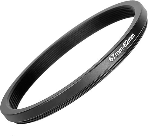Step Up Rings for Filters 62mm to 67mm Stepping Camera Lens Filter Metal Step Up Lens Filter Adapter Ring for All Brands UV, ND, CPL in Saudi Arabia