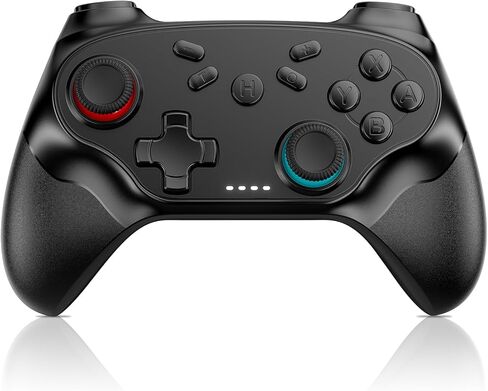 Switch Pro Wireless Controller for Nintendo Switch/Lite/OLED, Switch Controller with Bluetooth, Wake-up, Dual Vibration, Screenshot Function, Turbo Function Deep Black in Kuwait