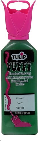 TULIP Dimensional Fabric Paint 65002 Dfpt 1.25Oz Slick Yellow, 1.25 Fl Oz (Pack of 1), As Detailed in Saudi Arabia