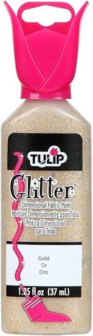 TULIP Dimensional Fabric Paint 65002 Dfpt 1.25Oz Slick Yellow, 1.25 Fl Oz (Pack of 1), As Detailed in Saudi Arabia