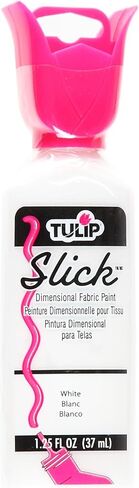 TULIP Dimensional Fabric Paint 65002 Dfpt 1.25Oz Slick Yellow, 1.25 Fl Oz (Pack of 1), As Detailed in Saudi Arabia
